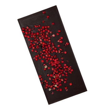 Bitterschokolade mit Rosa Pfeffer 100 g